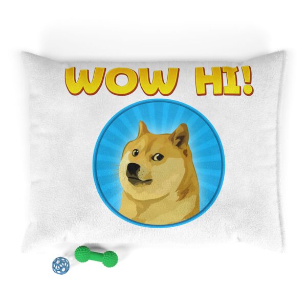Dog Bed with Funny Dog Meme Design - Image 7