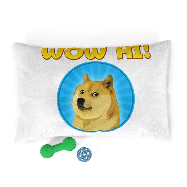 Dog Bed with Funny Dog Meme Design - Image 4